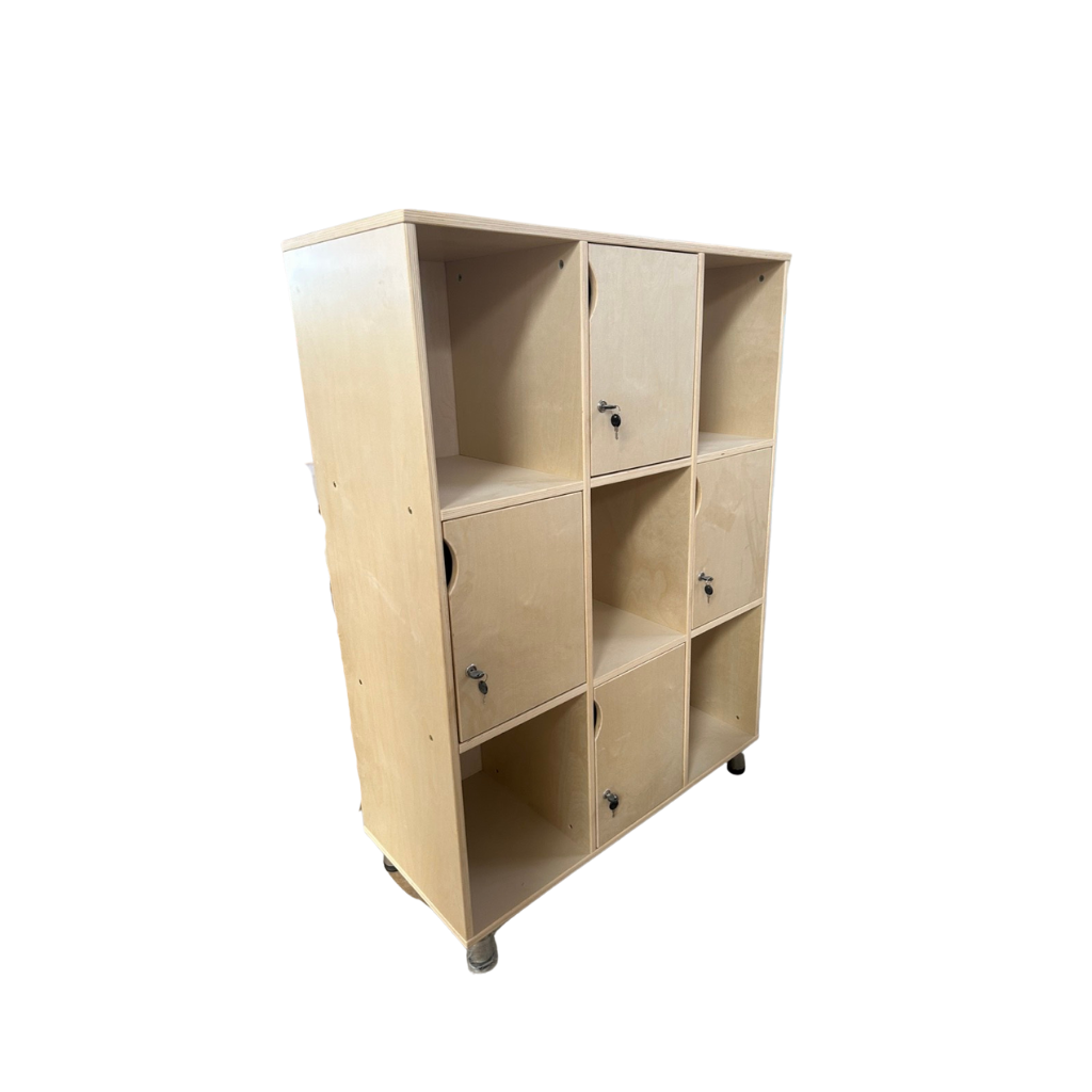 9-Door Staff Storage Locker Unit