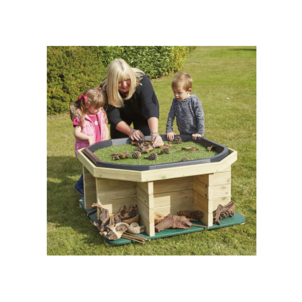 Outdoor Tuff Tray Exploration Table