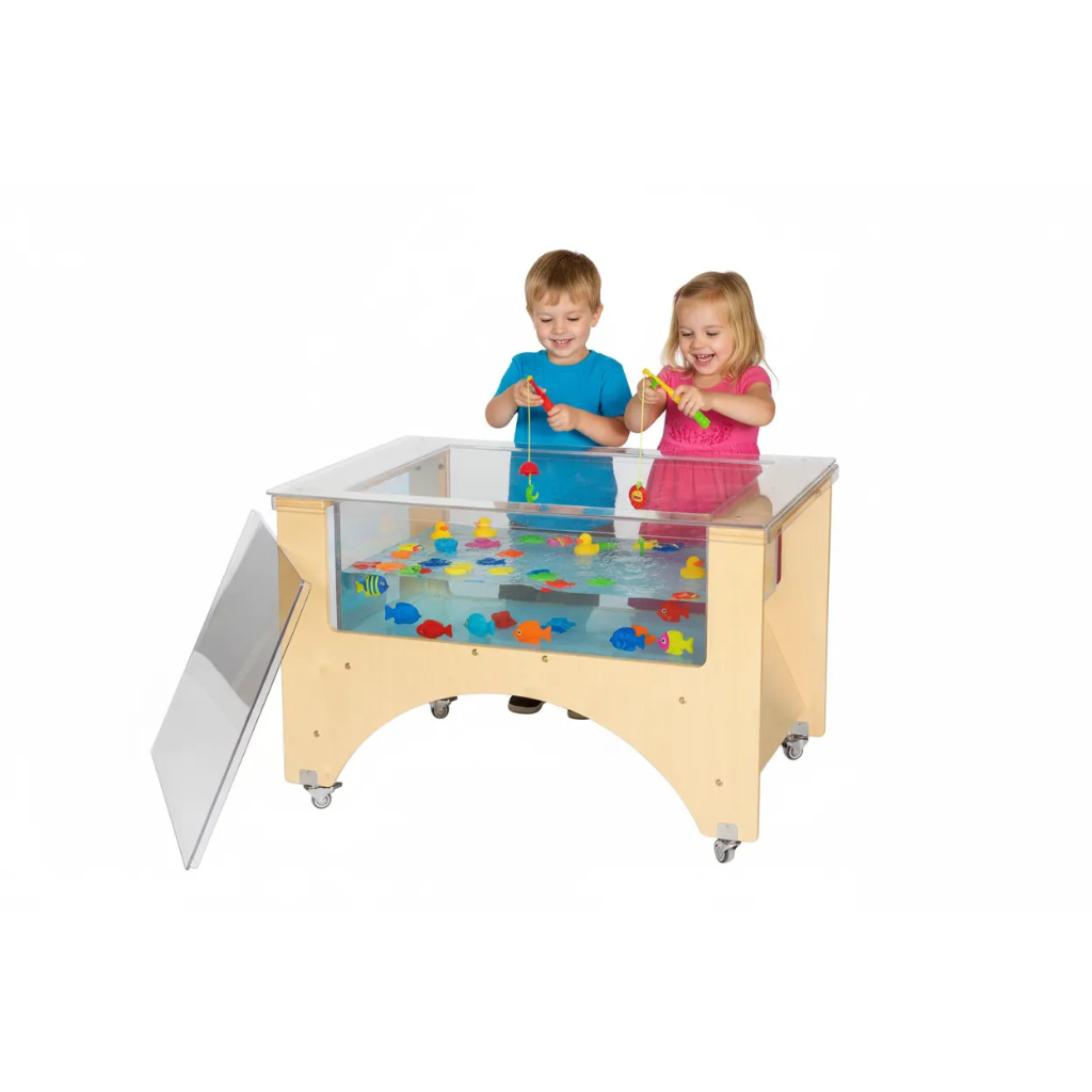 Mobile Clear Sensory Exploration Table