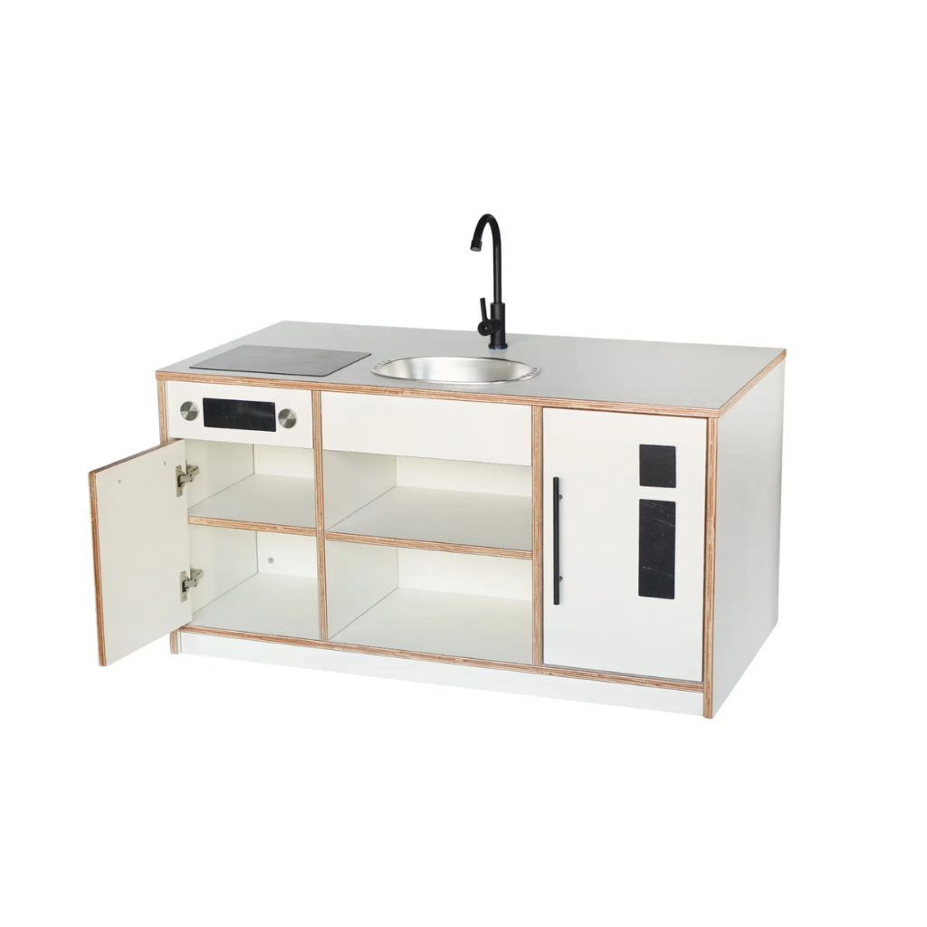 Modern Laminated Birch Play Kitchen Unit