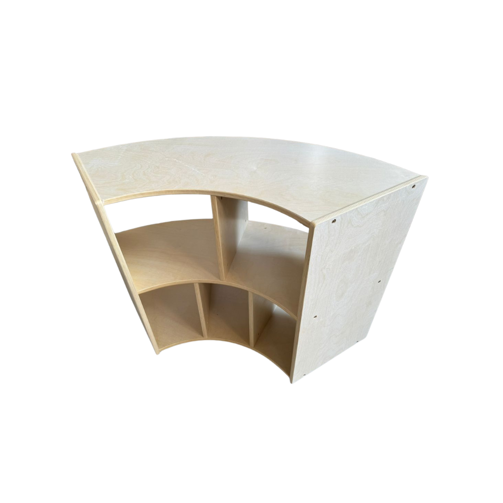 5 Compartment Curved Storage