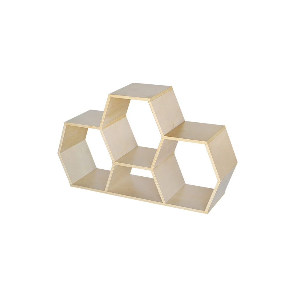Honeycomb Display Shelf