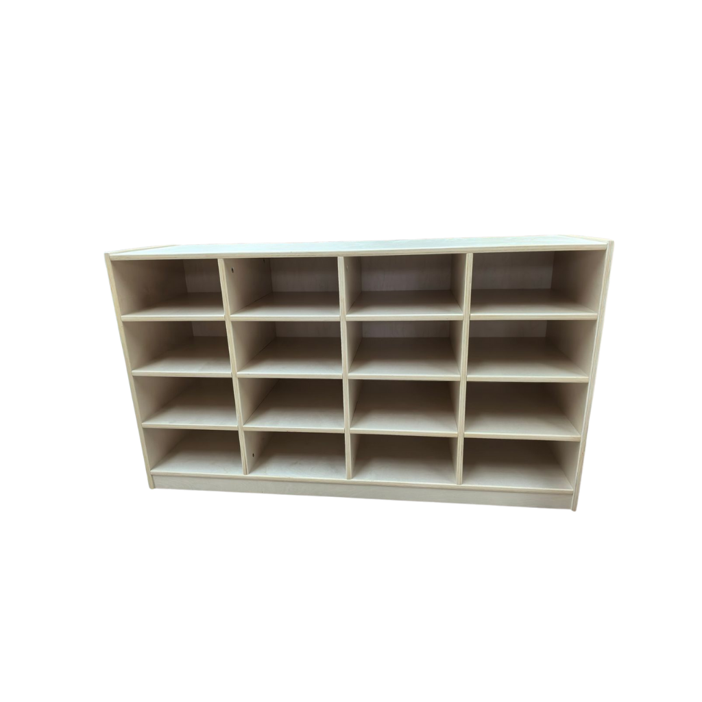 16-Compartment Storage Shelf