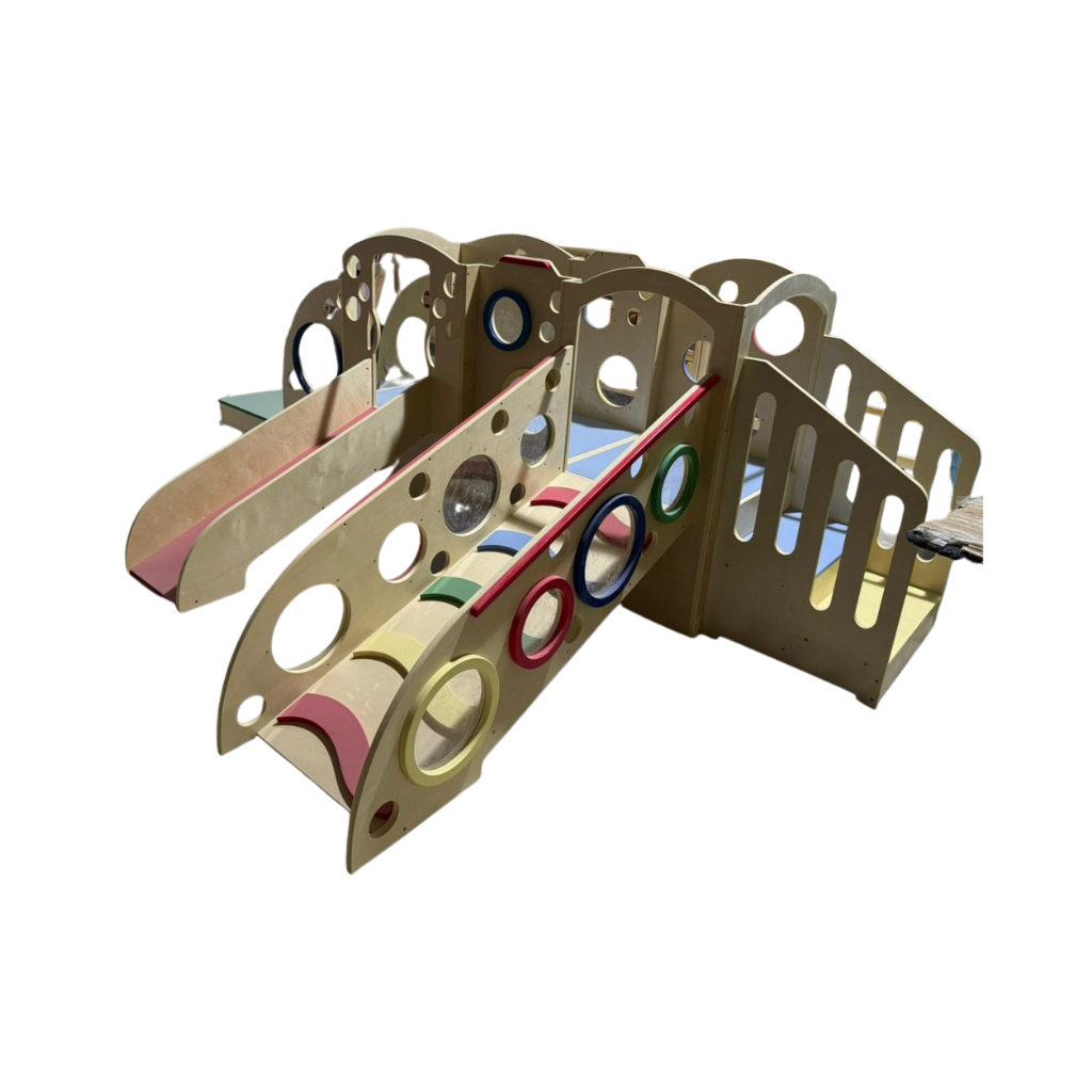 Indoor Climbing Frame & Slide Set