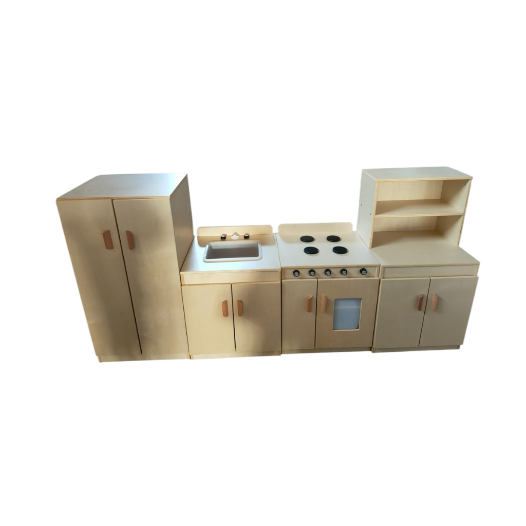 4-Piece Birch Pretend Play Kitchen Sets