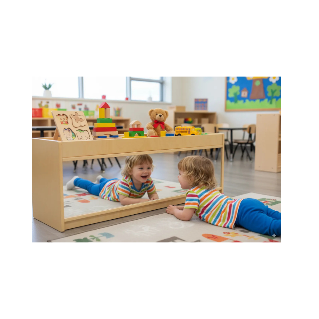 High-Line Storage Shelf & Mirror