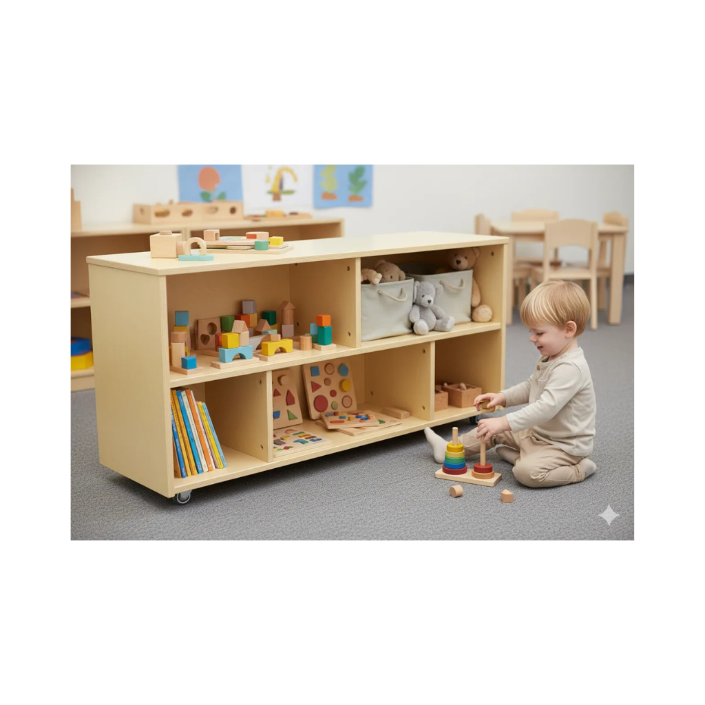 5 Section Display Shelf