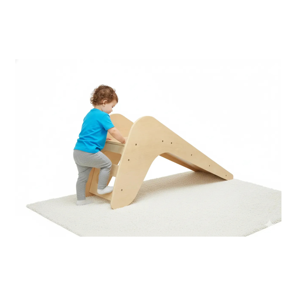 Birch Toddler Climber & Slide - Low Height