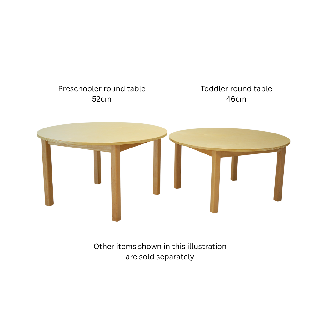 Preschooler Round Table (H:52cm) (Ready Mid-October 2025)