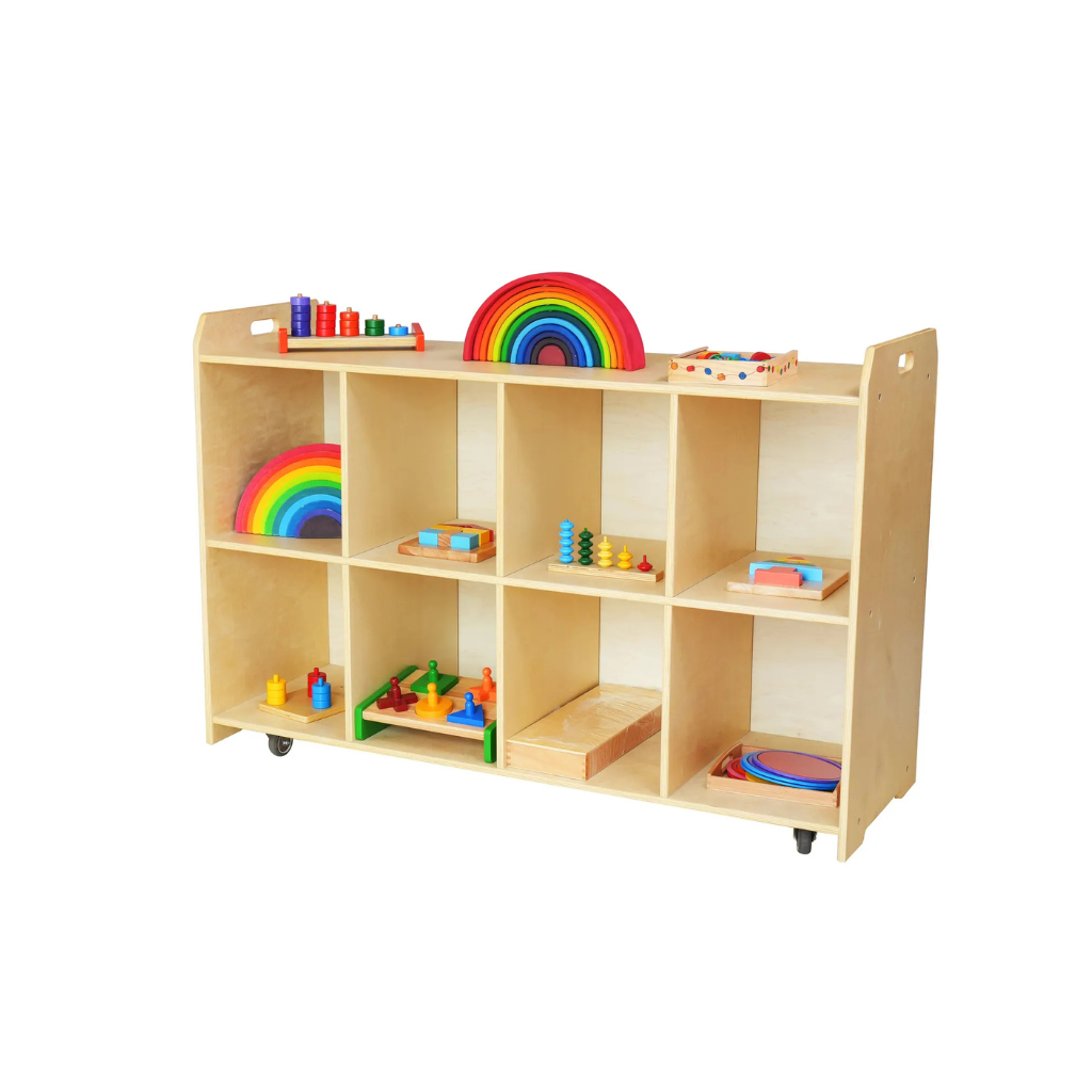 8-Cube Storage Unit with Handles