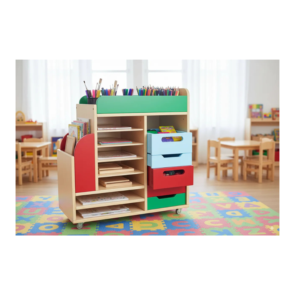 Mobile Creative Supplies Trolley