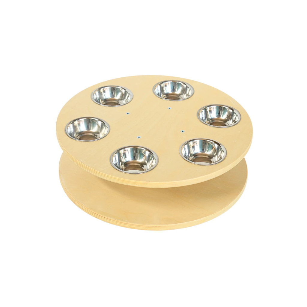 Birch Round Infant Sorting Activity Table - 6 Bowls