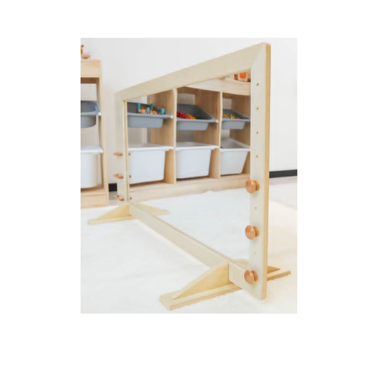 Adjustable Birch Pull-Up Mirror