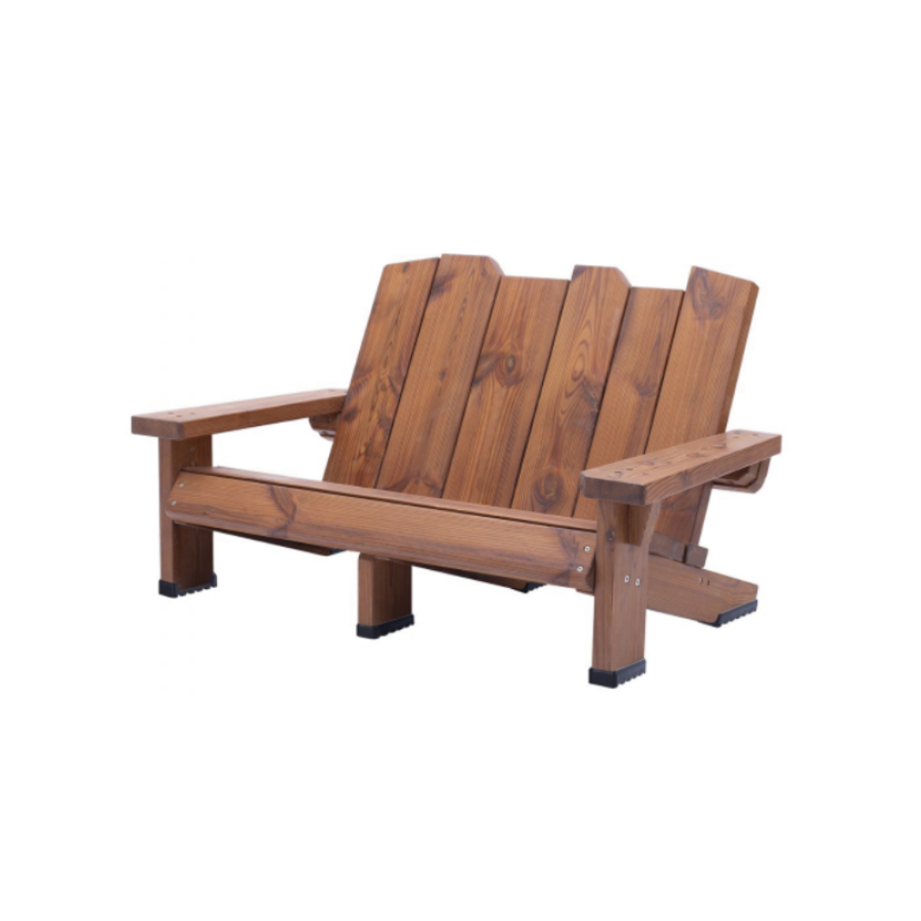 Outdoor Timber Buddy Bench