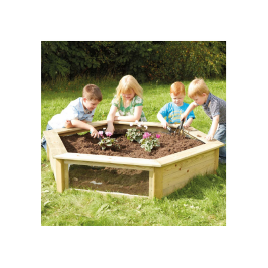 Outdoor Hexagonal Garden Bed