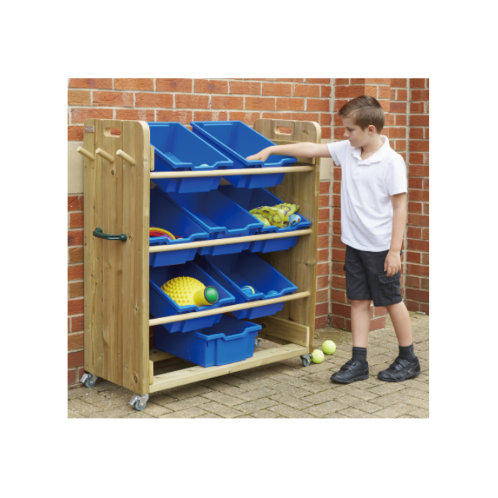Outdoor Mobile Storage Trolley