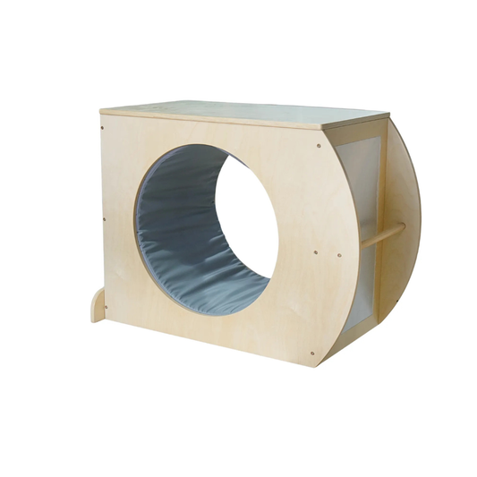 Tunnel Hideaway Play Box with Gross Motor Mirror