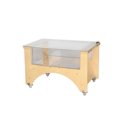 Mobile Clear Sensory Exploration Table