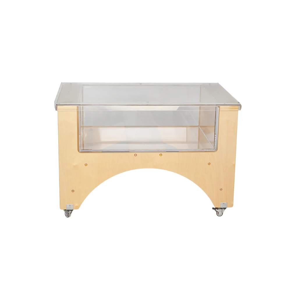 Mobile Clear Sensory Exploration Table