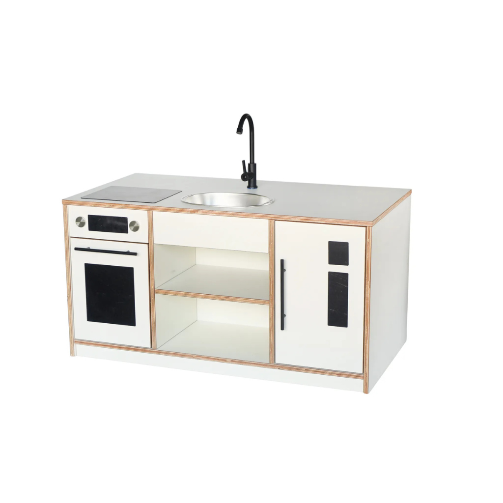 Modern Laminated Birch Play Kitchen Unit