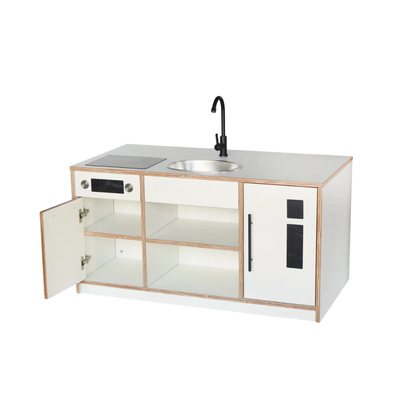 Modern Laminated Birch Play Kitchen Unit