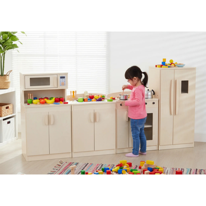 4-Piece Birch Pretend Play Kitchen Sets