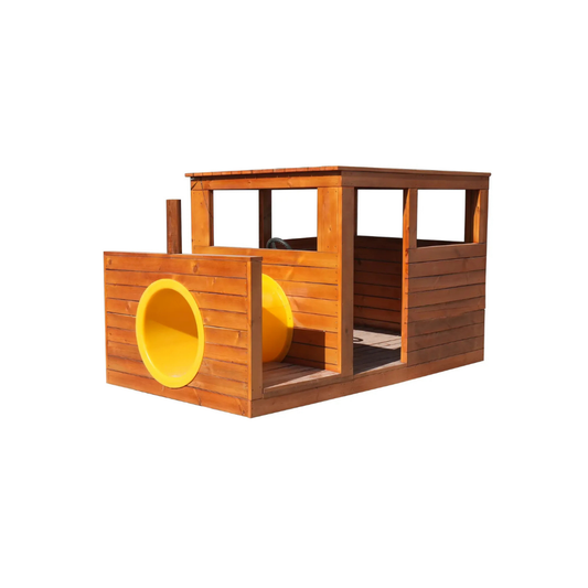 Outdoor Timber Train