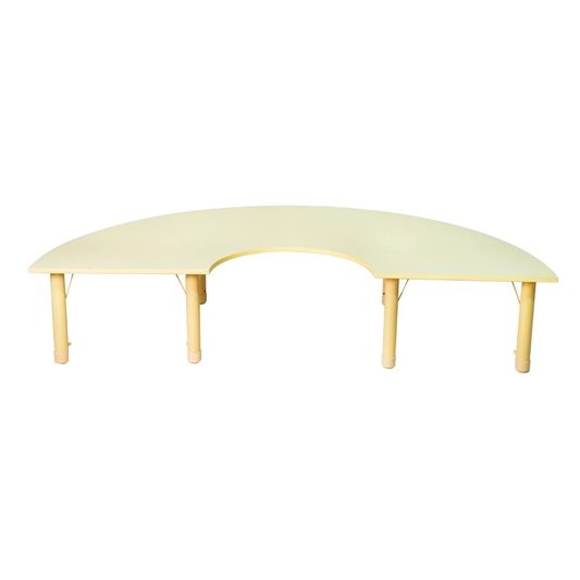 Birch Semi-Circle Activity Table