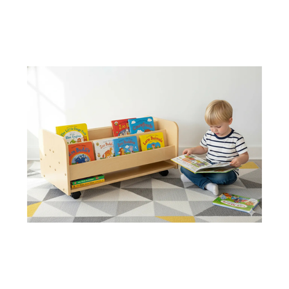 Low Double-Sided 2-Tier Book Display