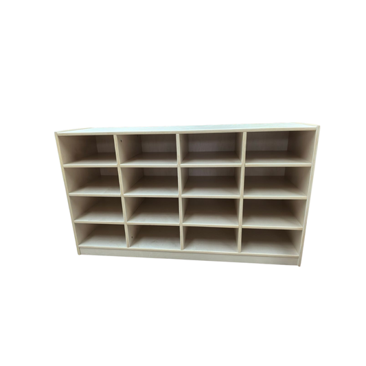 16-Compartment Storage Shelf