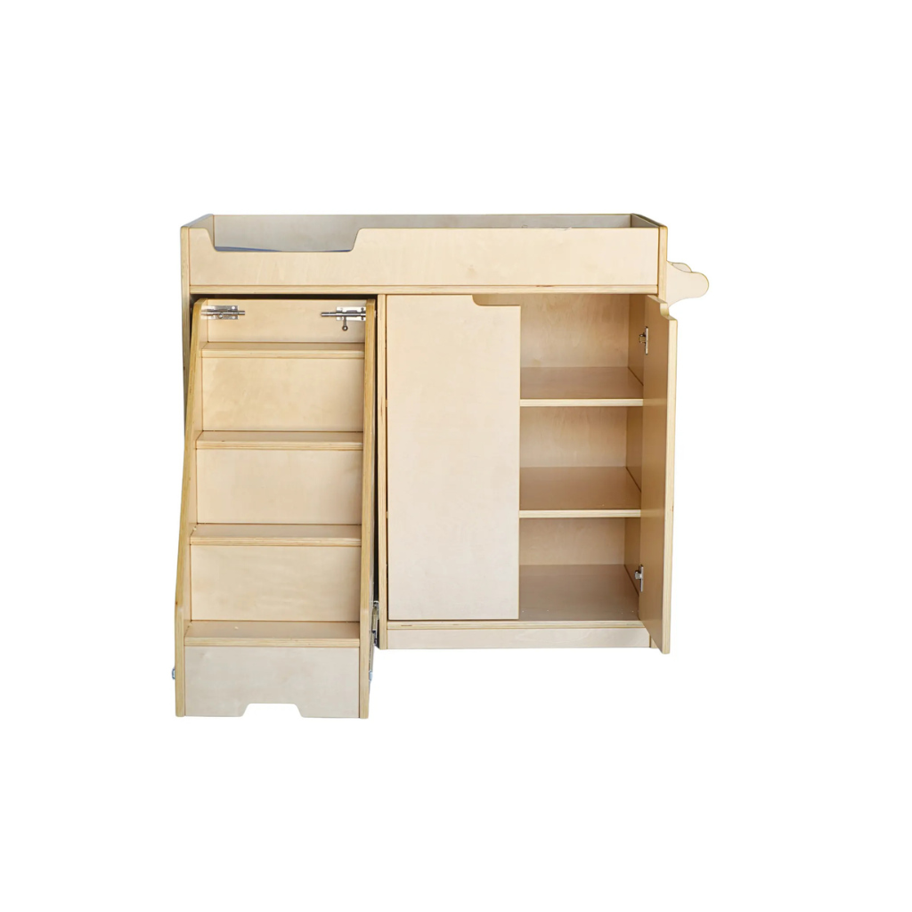 Toddler Step-Up Change Station (Stairs on Left)