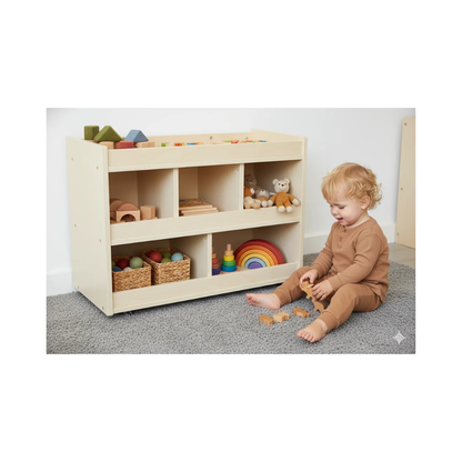 5 Compartment Cubby Storage