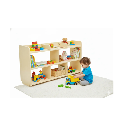 Mobile 3 Tier Divider Display Shelf