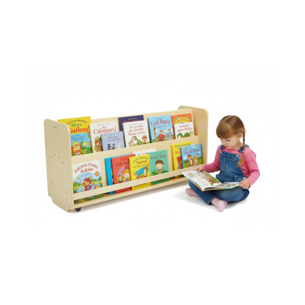 Double-sided Library Book Cart