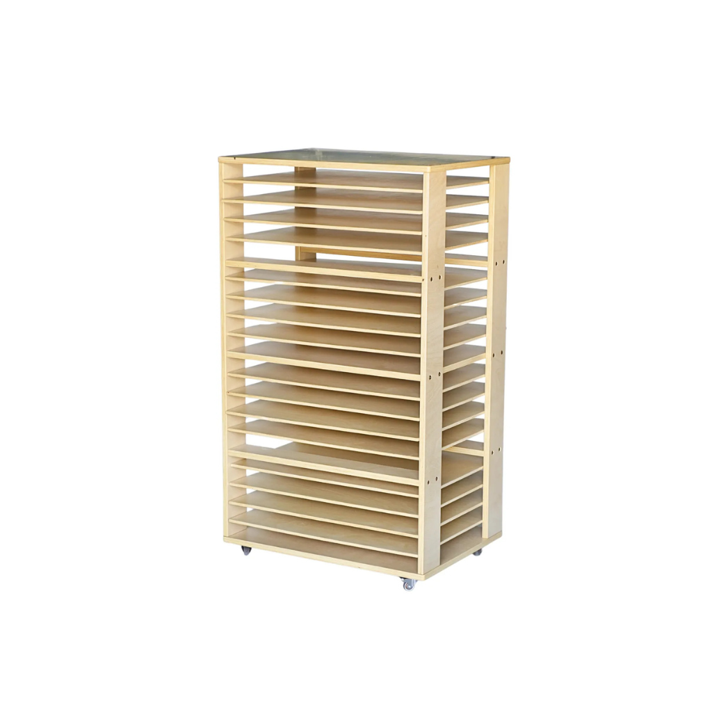 Multi-Tier Art Drying Rack – 20 Shelves