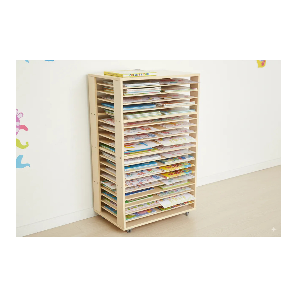 Multi-Tier Art Drying Rack – 20 Shelves