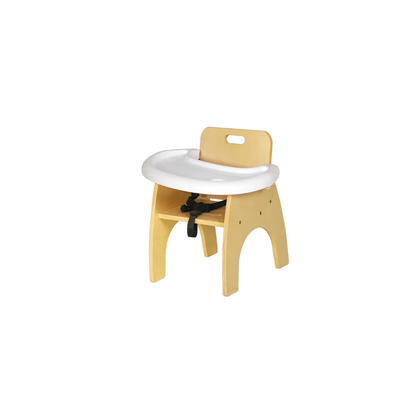 Birch Infant Feeding Low Chair with Tray