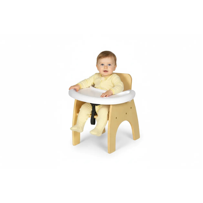 Birch Infant Feeding Low Chair with Tray