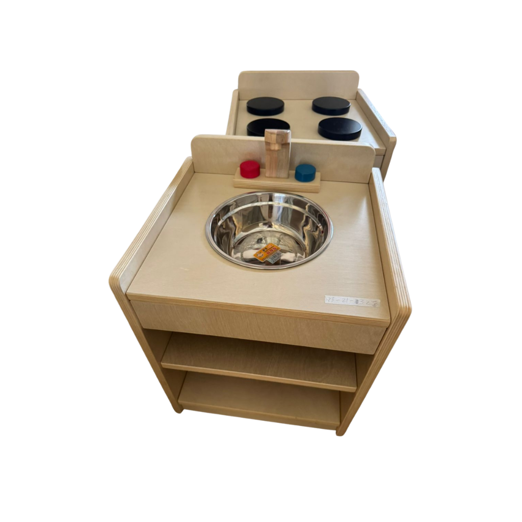 2-Piece Wooden Kitchen Set