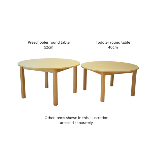 Preschooler Round Table (H:52cm) (Ready Mid-October 2025)