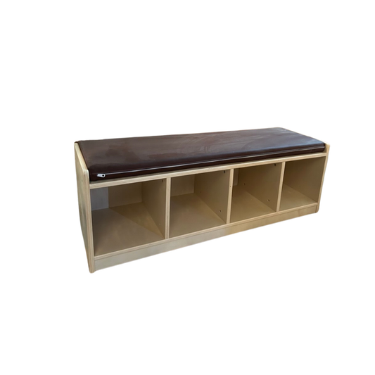 Bench Seat with 4 Compartment Storage