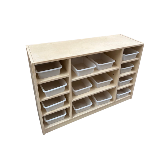 Multi-tray Shelf with Removable Bins