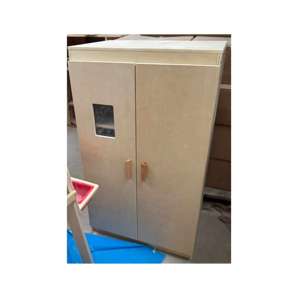Wooden Play Fridge & Freezer Unit