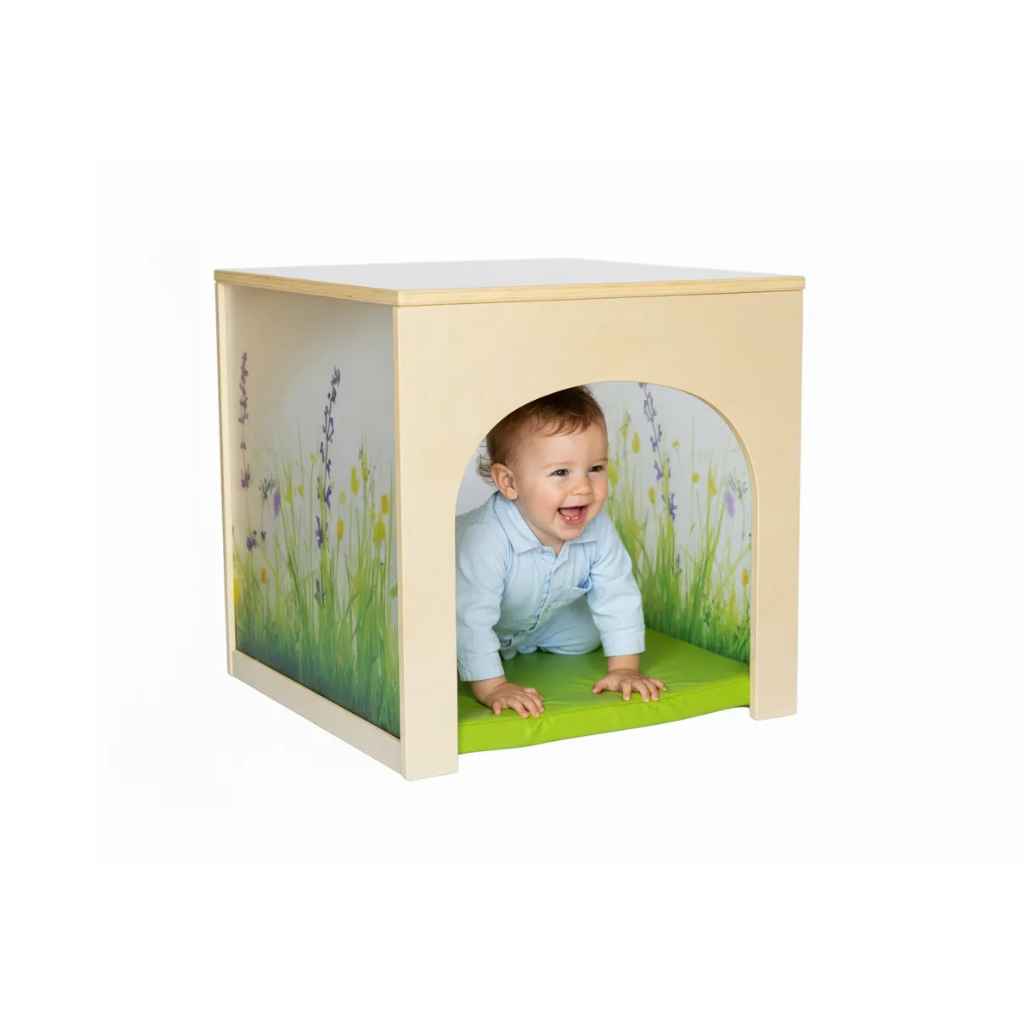 Infant Crawl-Through Sensory Cube