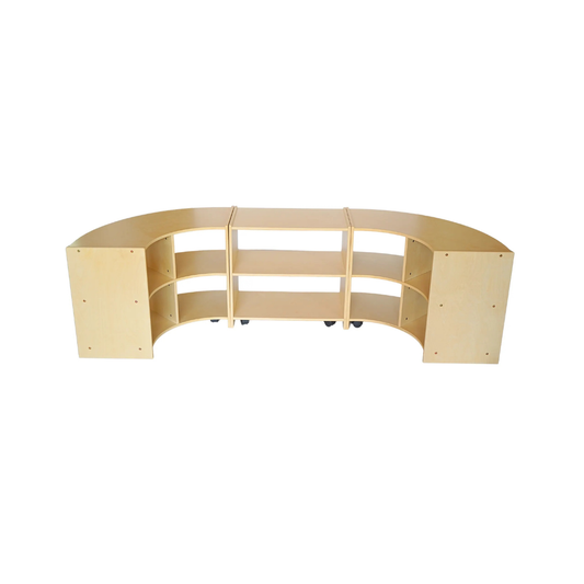 Large Curved Display Shelf