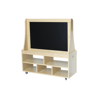 Birch Mobile Whiteboard & Blackboard Storage Unit