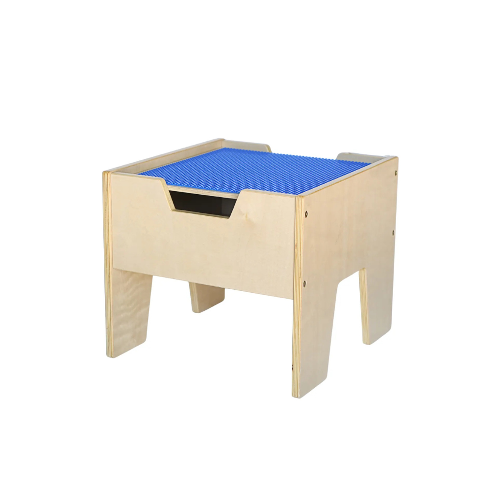 Construction Play Table with Lego Plate Top - 2 Sizes