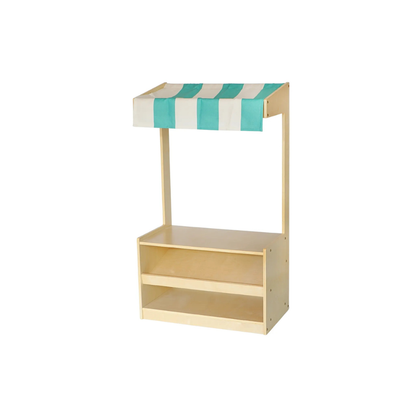 Market Stall with Blue and White Canopy - 2 Sizes