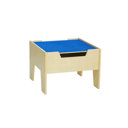 Construction Play Table with Lego Plate Top - 2 Sizes